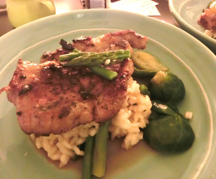 pork-shoulder-on-asparagus-risotto