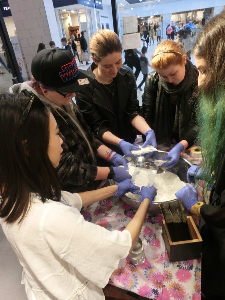 everyone is working hard at it lush workshop