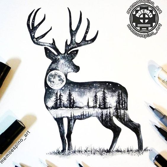deer-tattoo-10