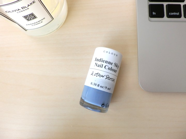 & other stories nail polish swatch indienne sky followmeesh.JPG