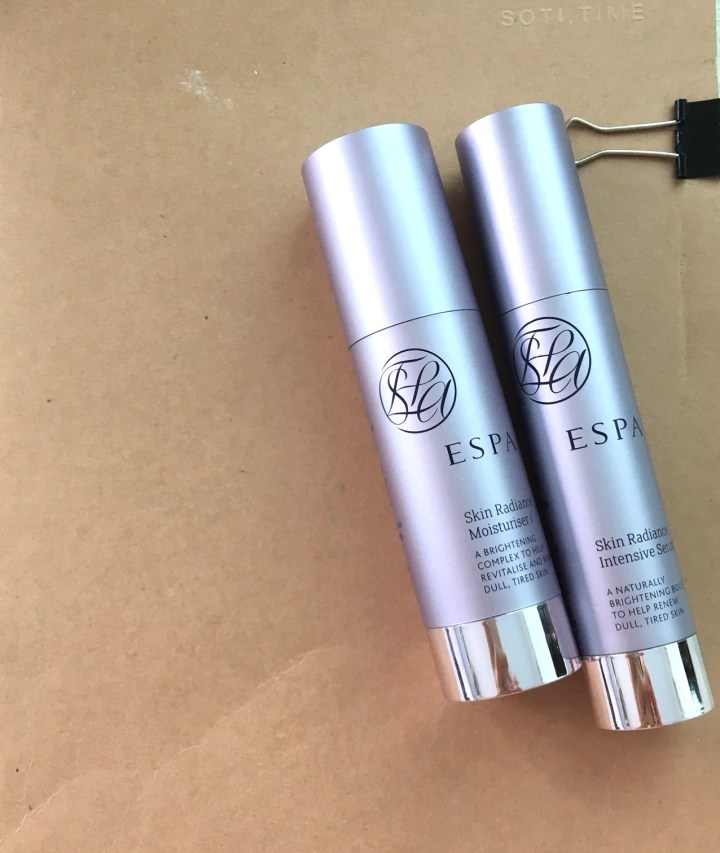 ESPA skin radiance range review - serum &amp; cream